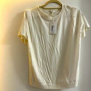 Ted Baker - Women’s Ivory Structured Shoulder Tee